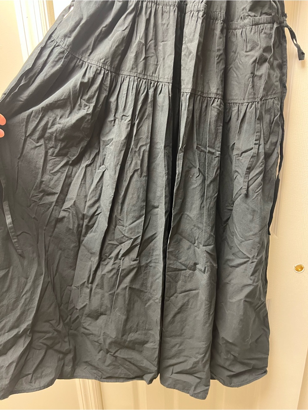 Madewell Black Crossback Maxi Dress - Picture 4 of 9